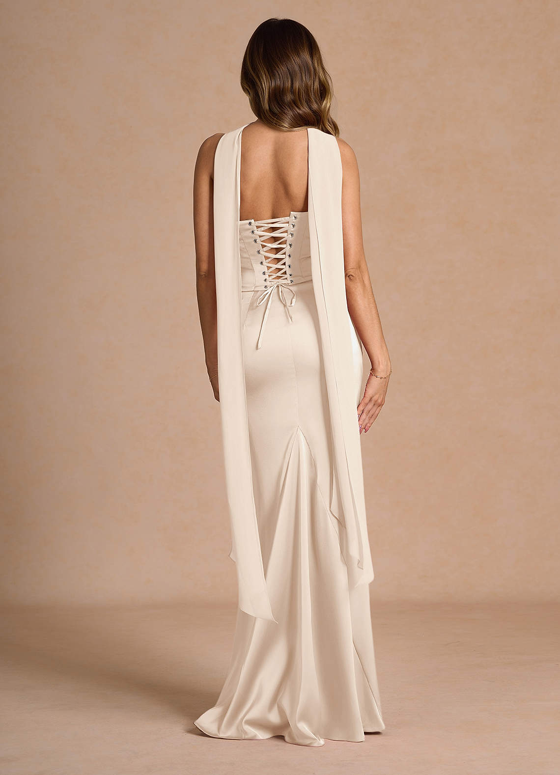 Sorrel Cream Corset Two-Piece Sets  Dress