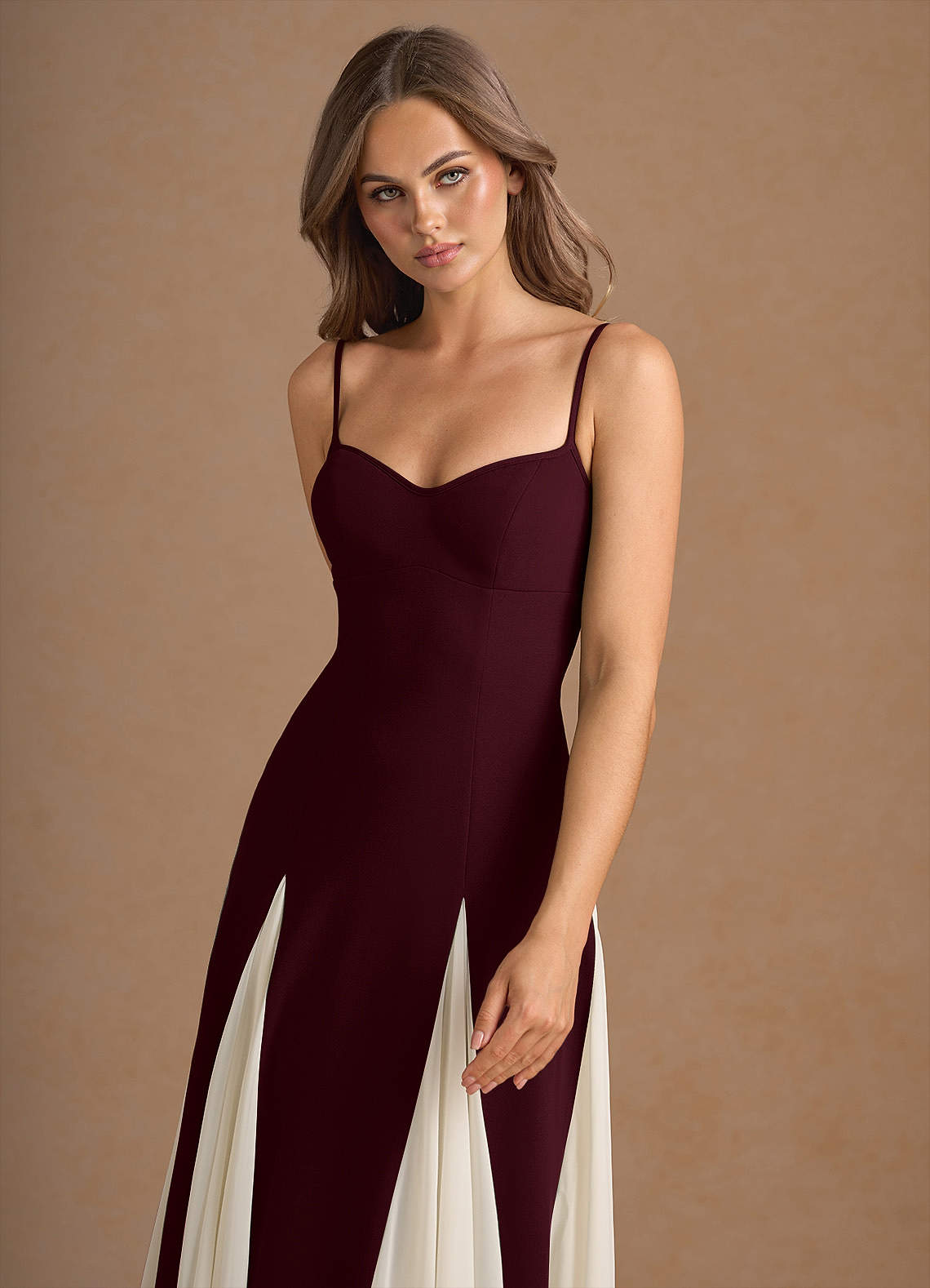 Jessenia Wine Maxi Dress  Dress