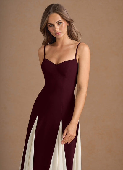 Jessenia Wine Maxi Dress  Dress