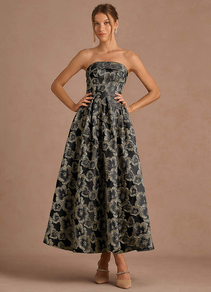 Florentine Black Maxi Dress  Dress