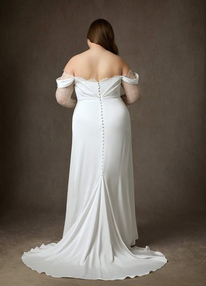 Diamond White A-Line Sweetheart Neckline Lace Dress