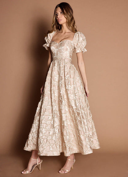 Glenda Vintage Blush Maxi Dress  Dress