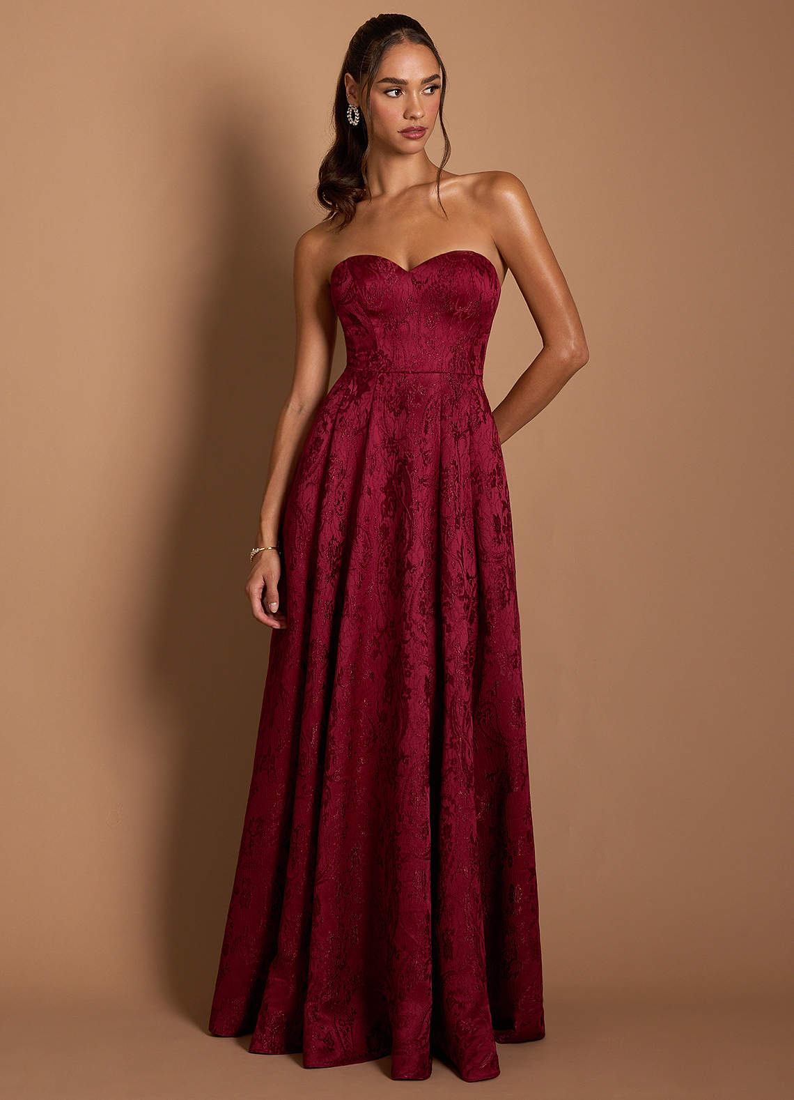 Lue Dark Raspberry Maxi Dress  Dress