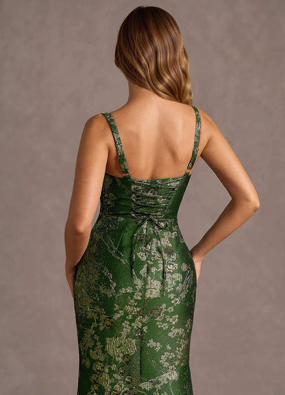 Trinity Matcha Green Maxi Dress