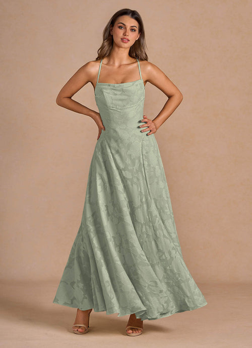 Marlo Pistachio Corset Prom Dress