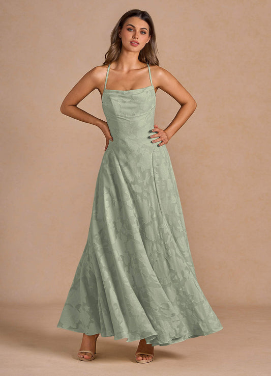 Marlo Pistachio Corset Prom Dress