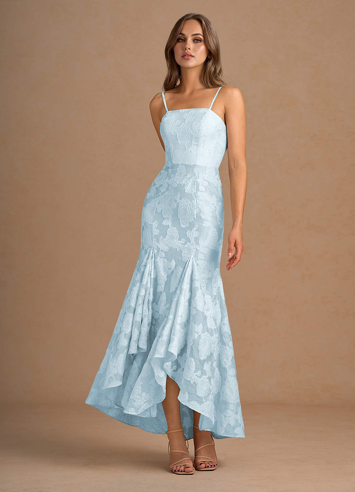 Avina Pale Blue Maxi Dress