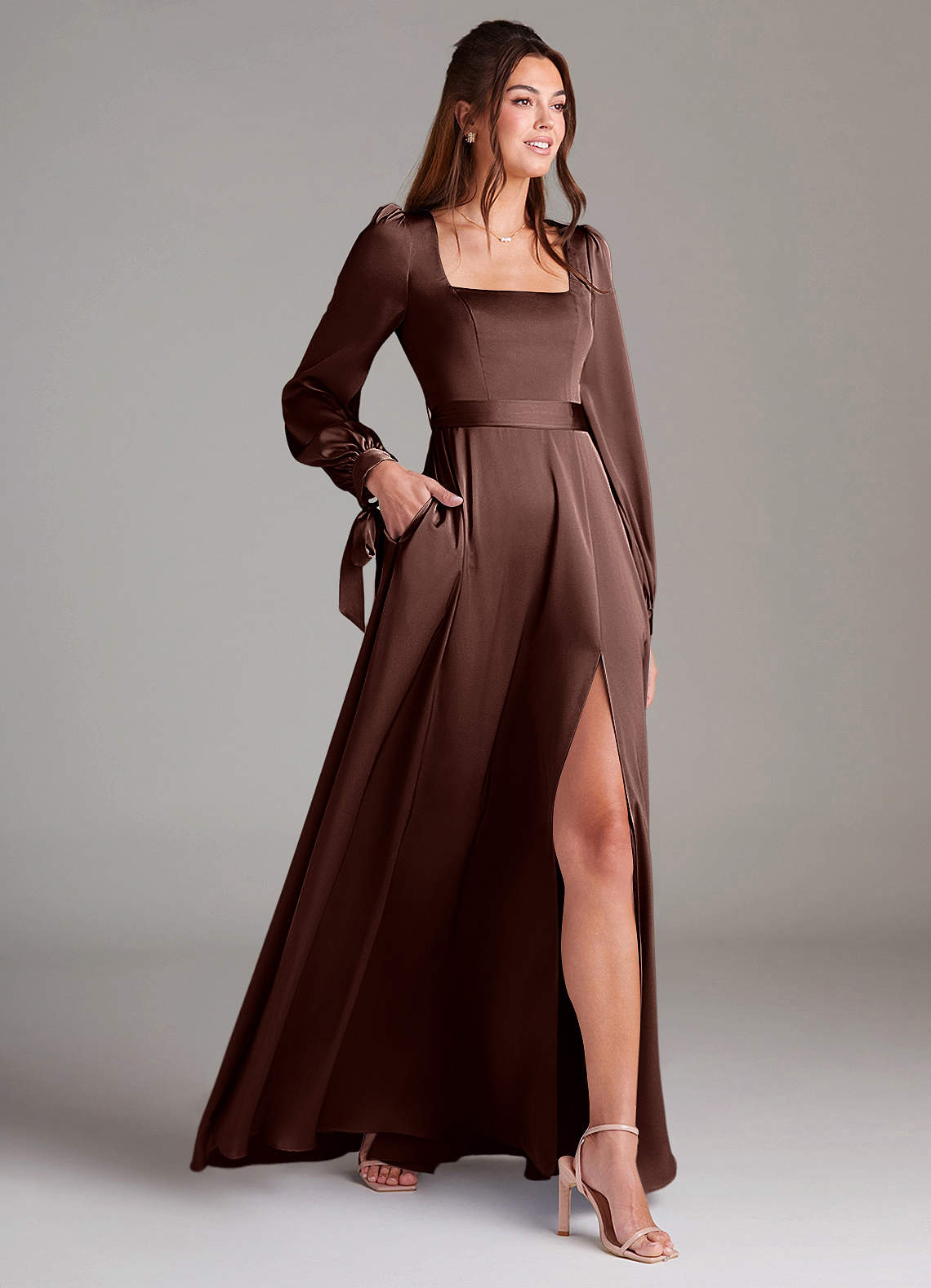 Leonia Mocha Coco Maxi Dress  Dress