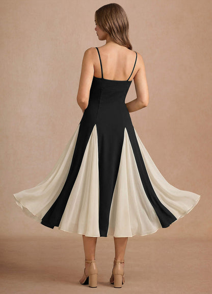 Jessenia Black Midi Dress