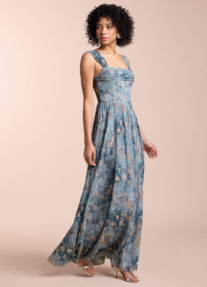 Aleah Powder Blue Maxi Dress  Dress