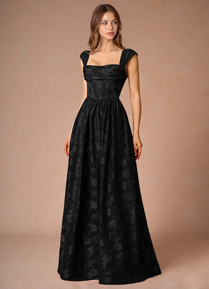 Briar Black Modest Prom Dress