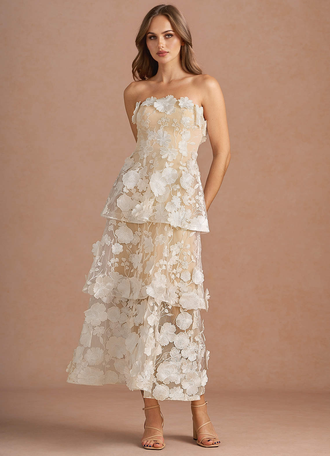 Patricia White Maxi Dress  Dress