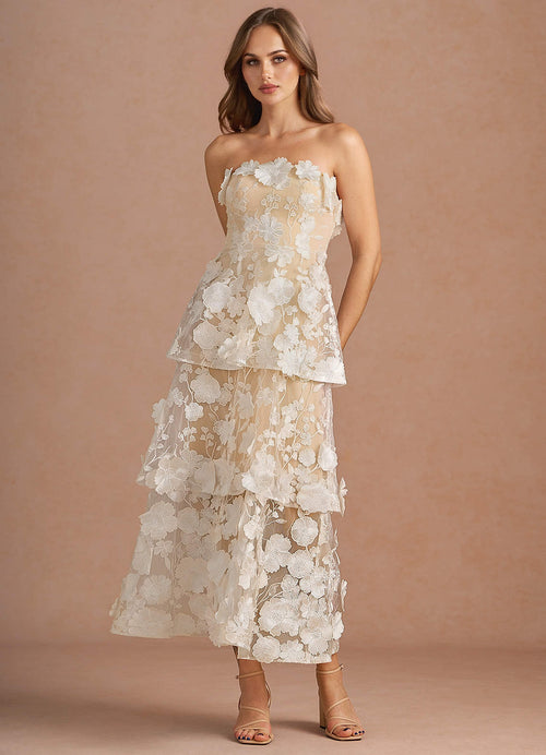Patricia White Maxi Dress  Dress