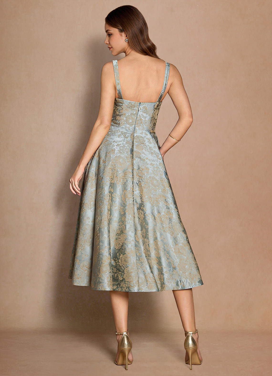 Melusine Vintage Blue Midi Dress