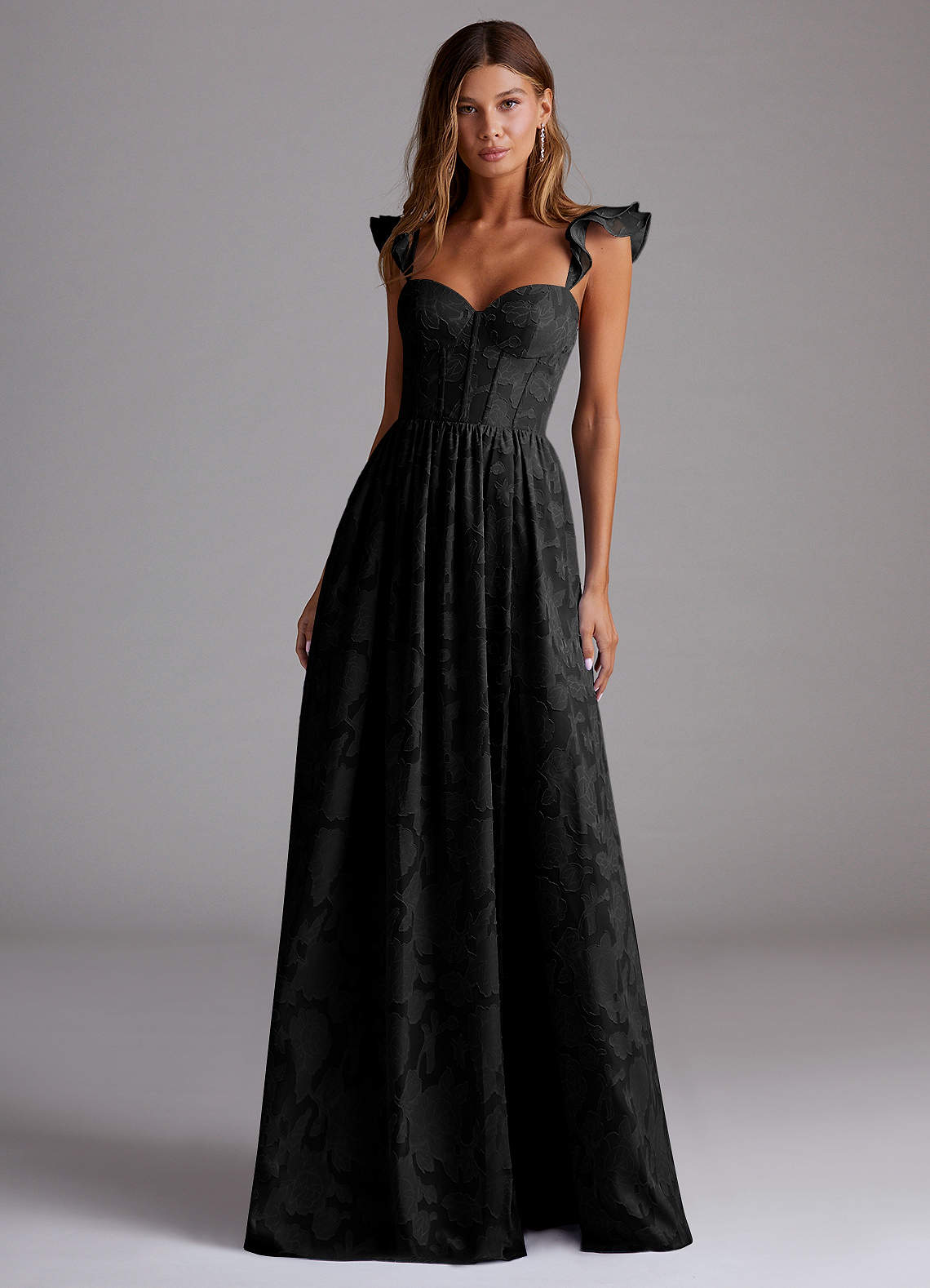 Denisse Black Corset Maxi Dress  Dress