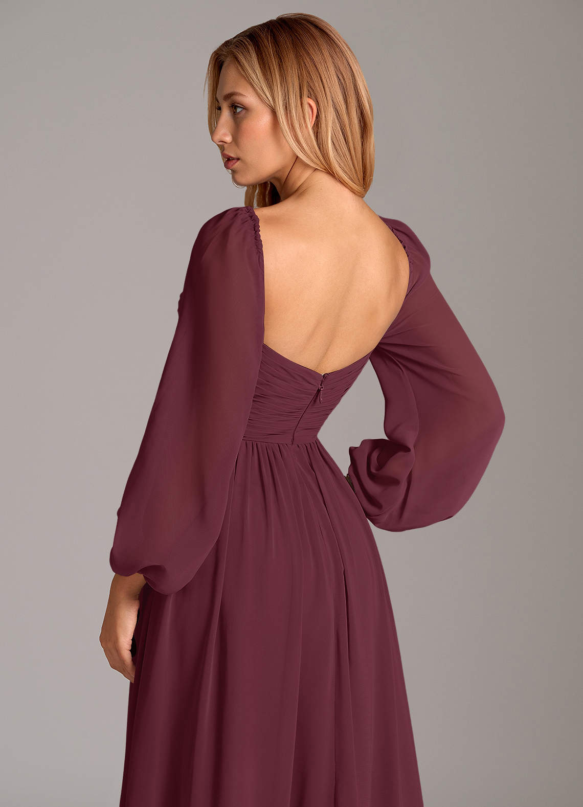 Bella Wine Maxi Dress