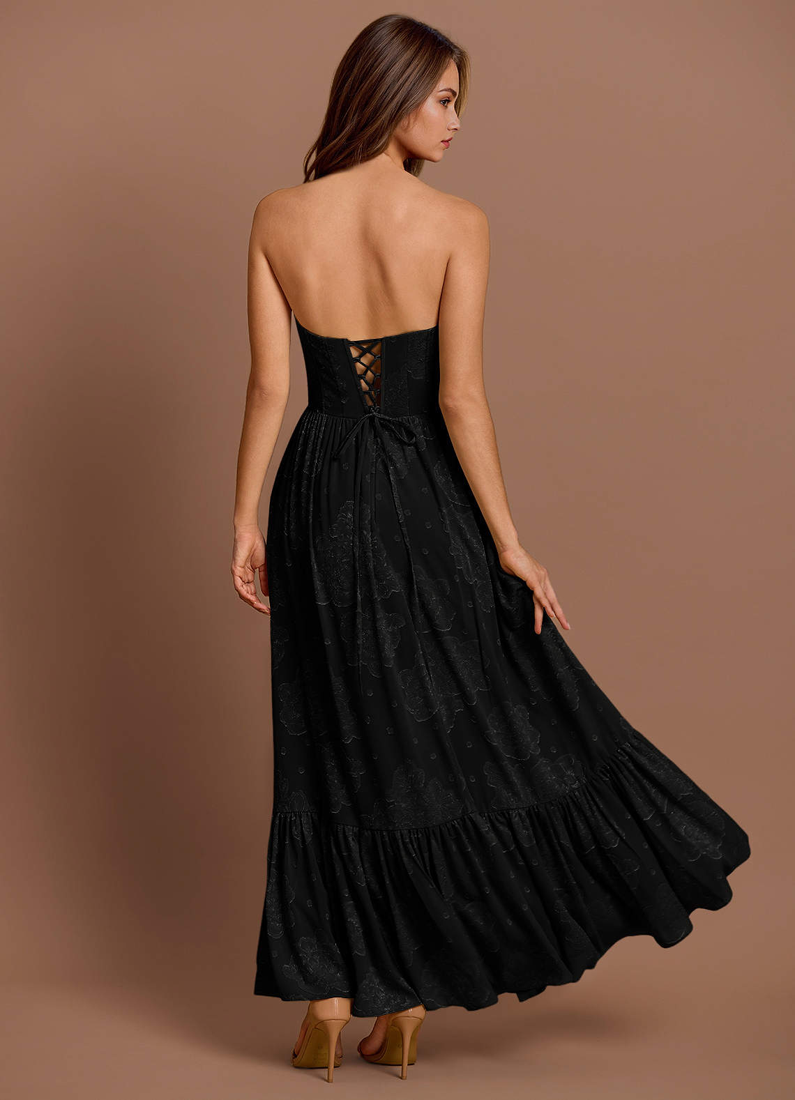 Lydia Black Maxi Dress  Dress