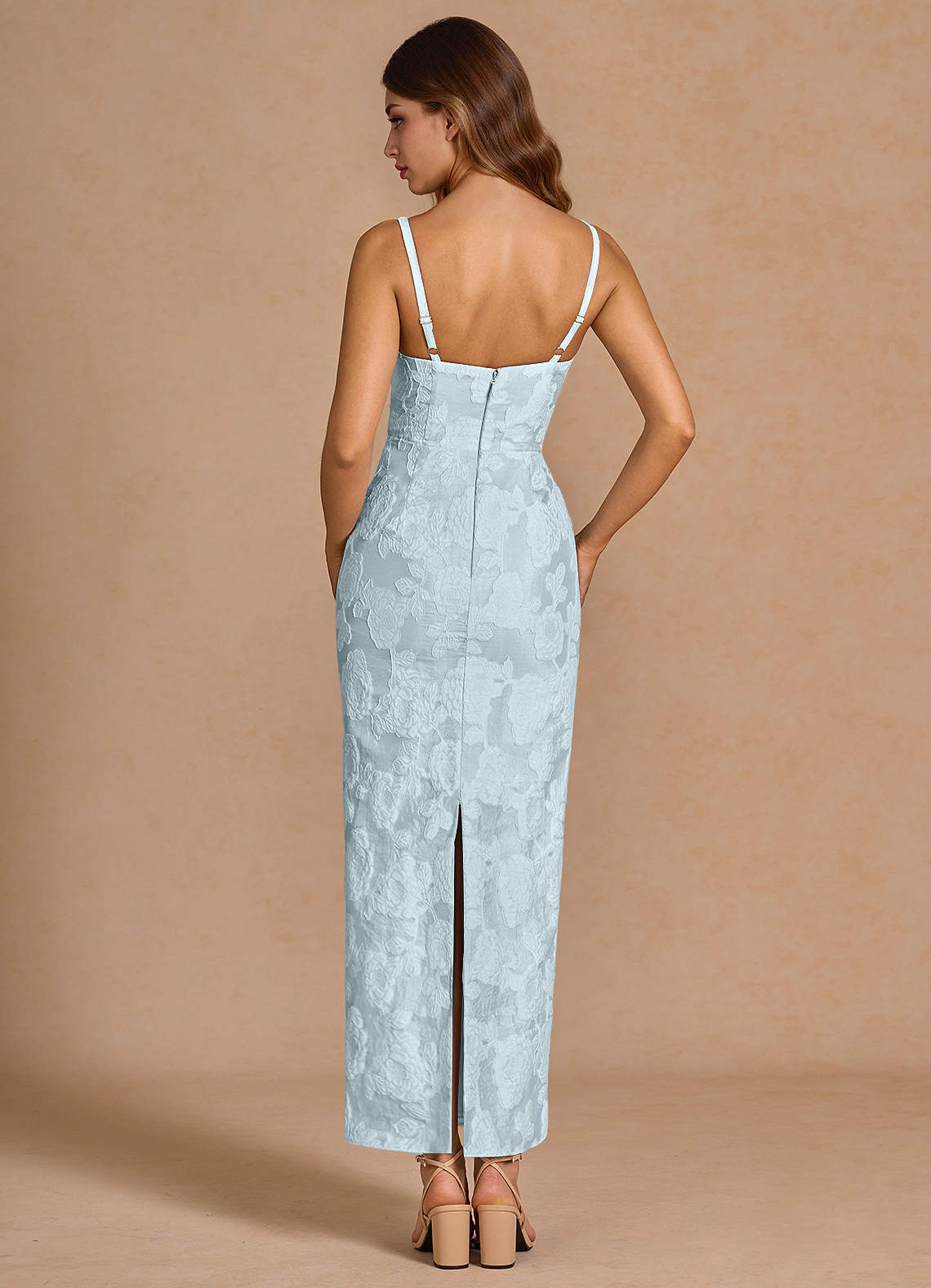 Odette Pale Blue Maxi Dress