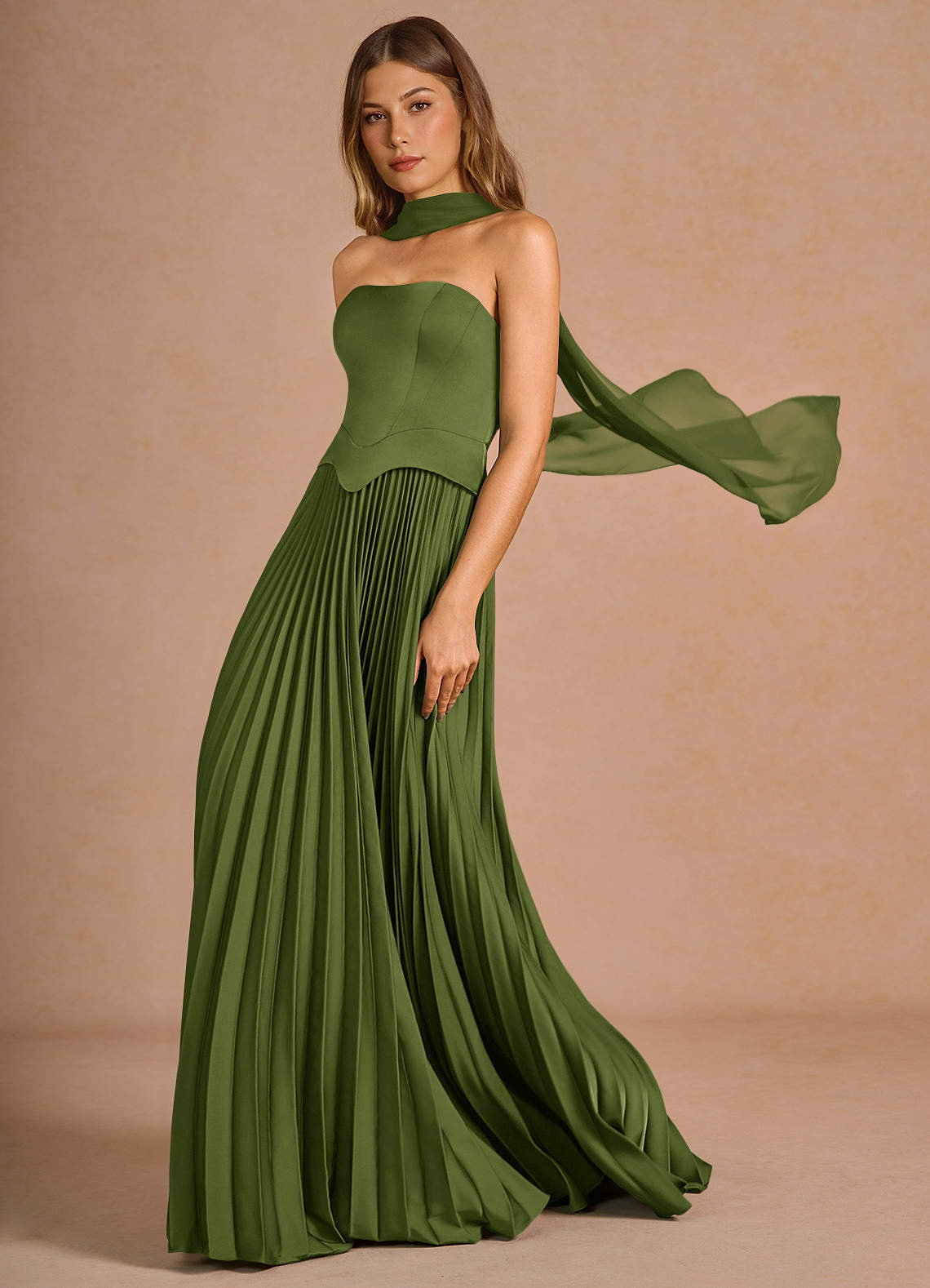 Rylan Olive Maxi Dress