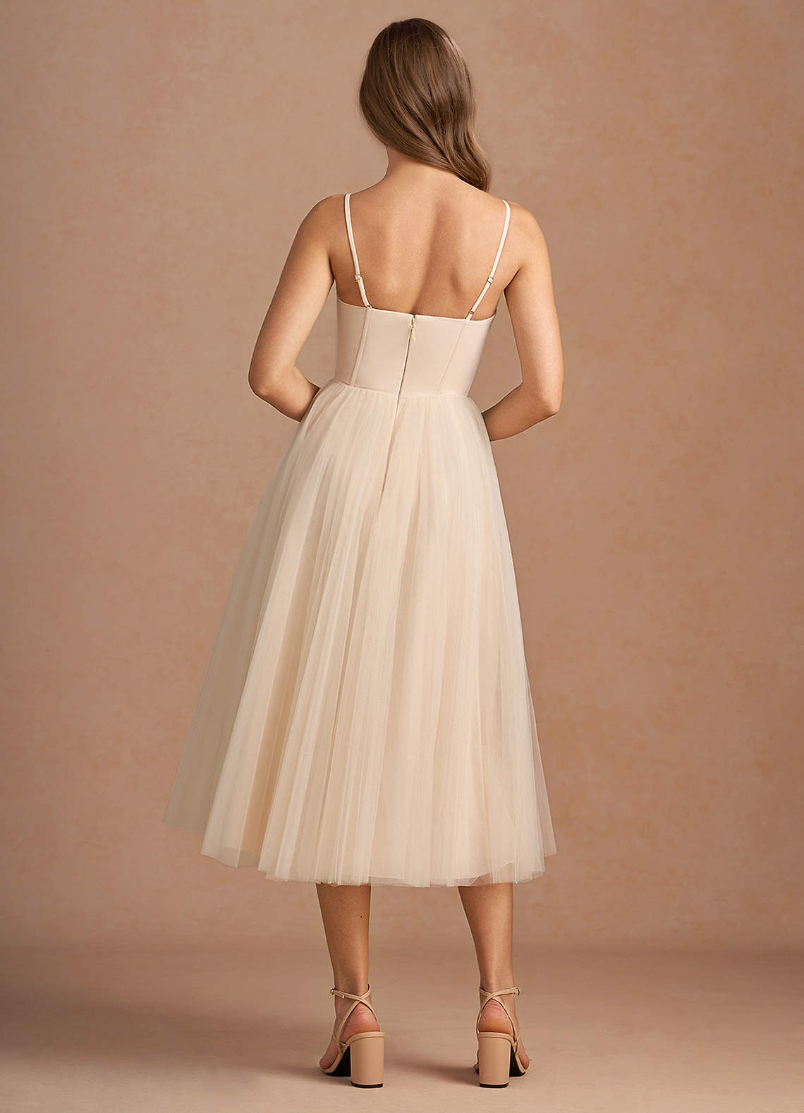 Bree Cream Midi Dress  Dress