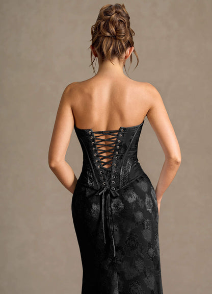Alyssa Black Corset Two-Piece Dress  Dress