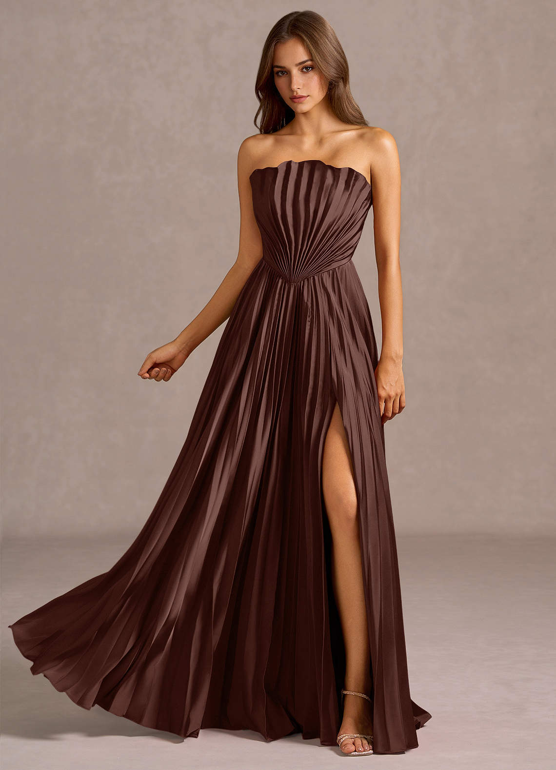 Kaia Mocha Coco Maxi Dress  Dress