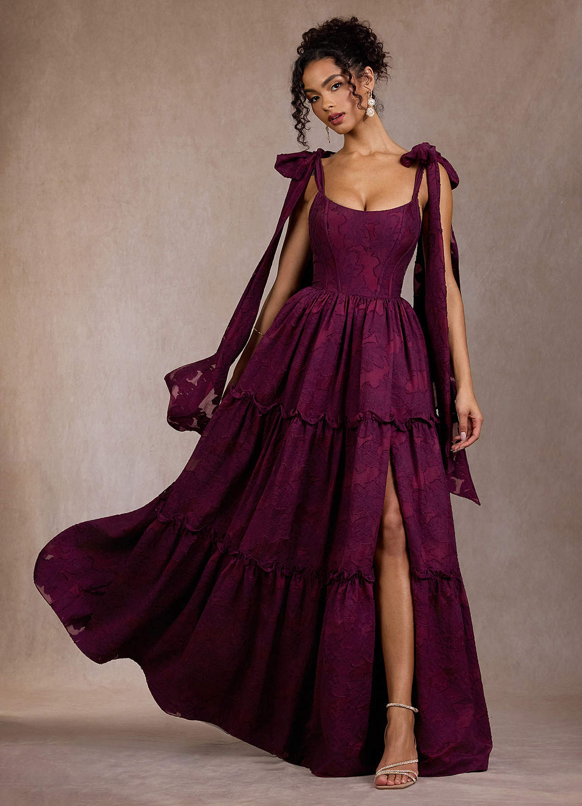 Vilma Plum Orchid Maxi Dress  Dress