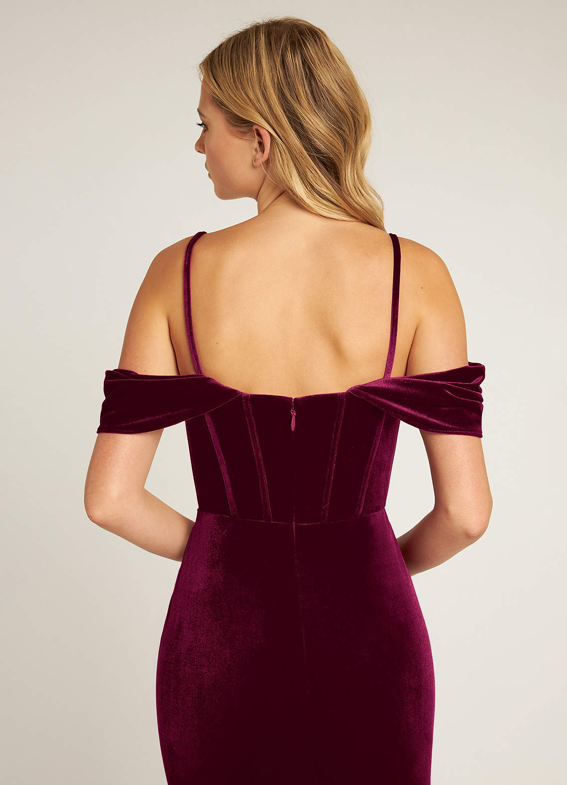 Jas Wine Velvet Maxi Dress  Dress