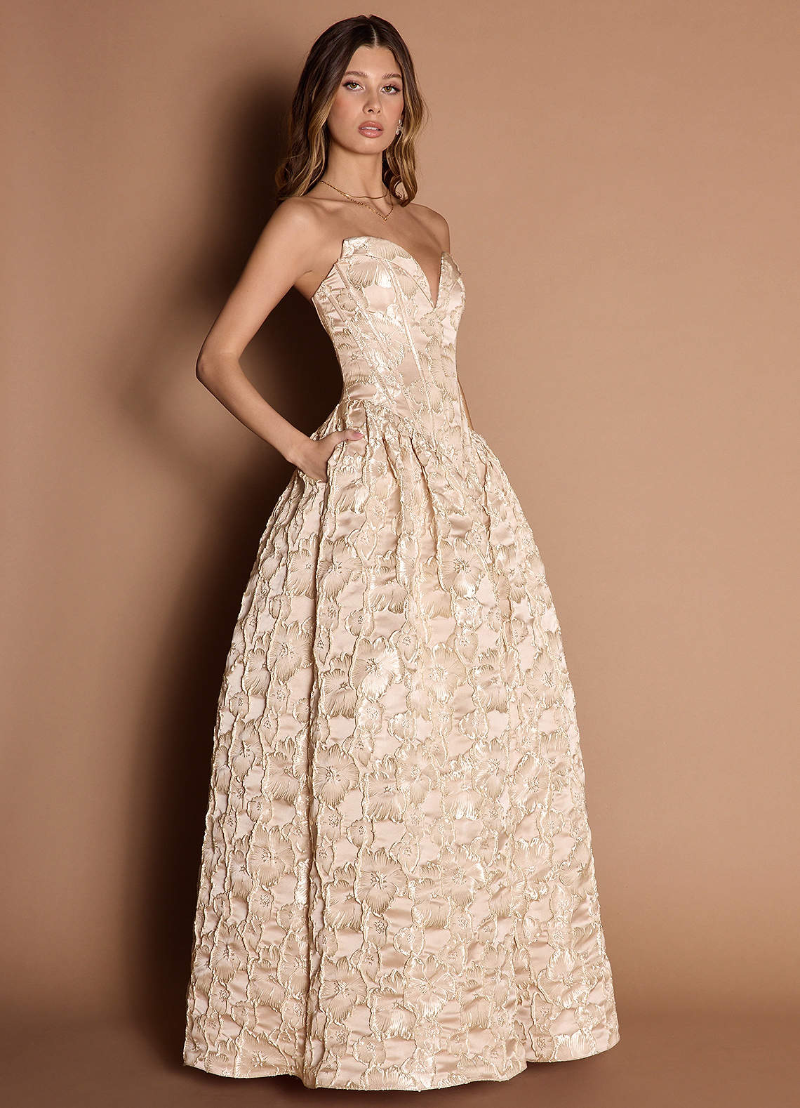 Lenka Vintage Blush Gown  Dress