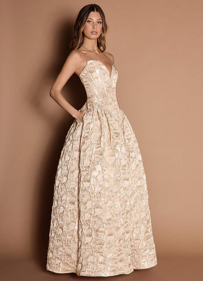Lenka Vintage Blush Gown  Dress