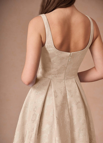 Briac Cream A-Line Midi Dress  Dress