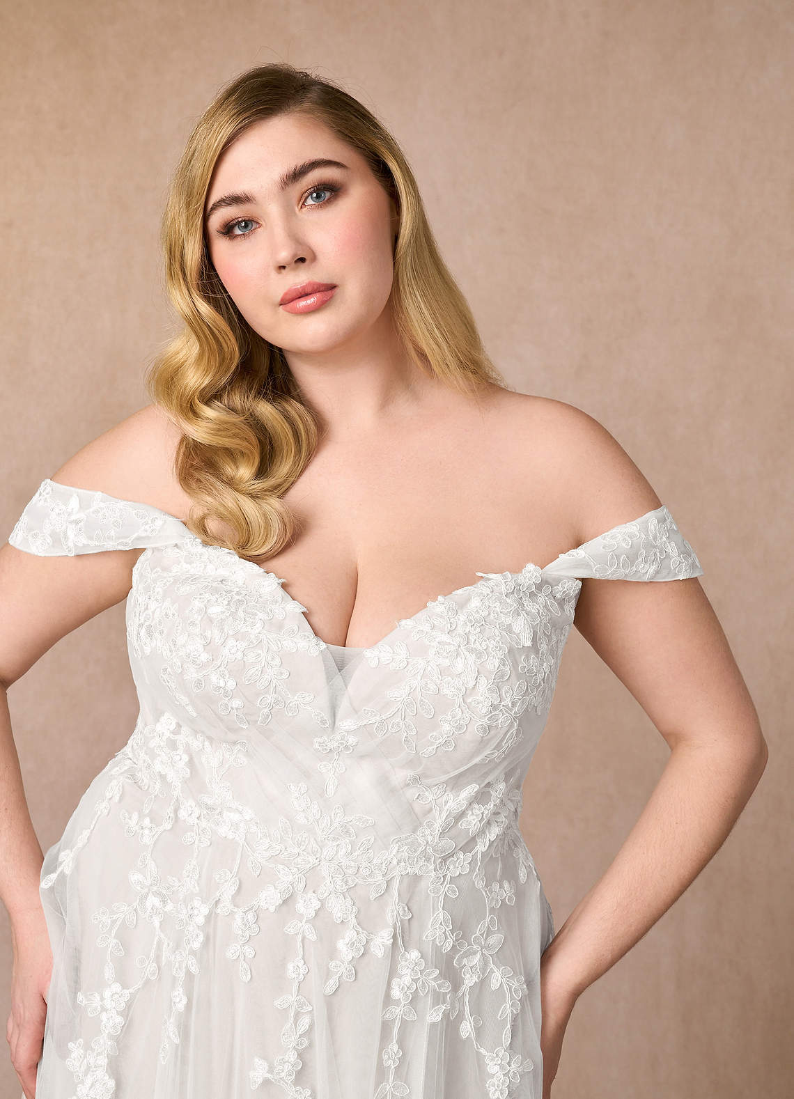 Diamond White A-Line Off the Shoulder Tulle Dress