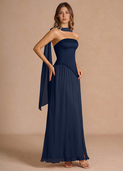 Tierney Navy Maxi Dress  Dress