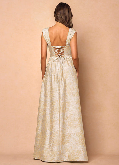 Runa Vintage Champagne Maxi Dress  Dress