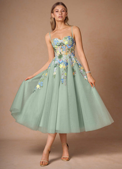 Iverine Pistachio Multi Midi Dress  Dress
