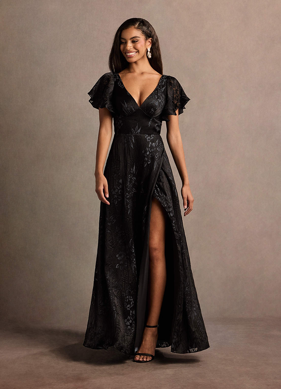 Vicky Black Slate Maxi Dress