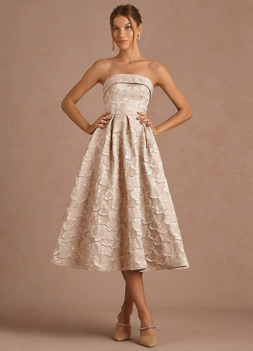 Desiree Vintage Blush Midi Dress