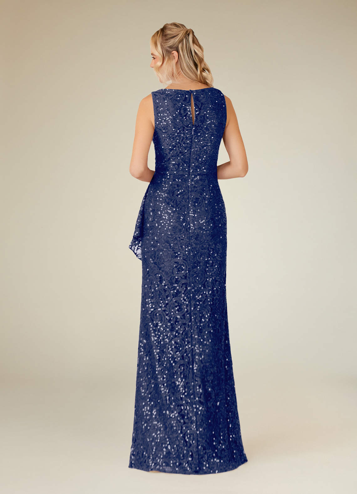 Stormy Sheath Sequins Lace Dress