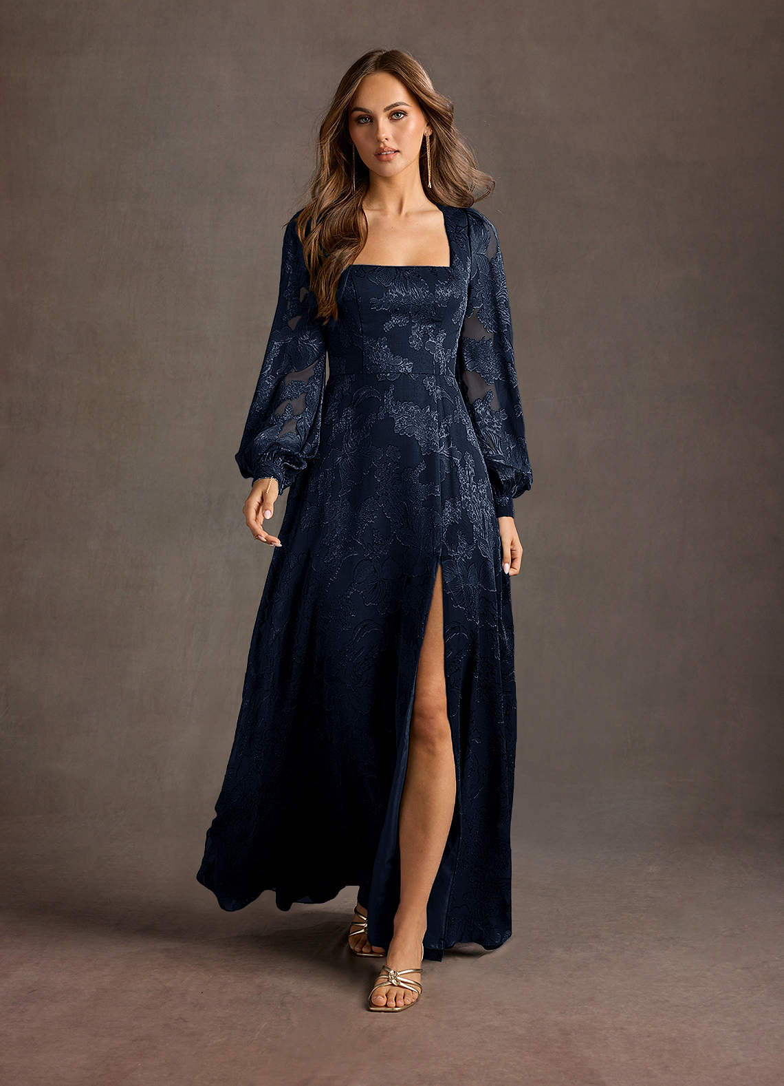 Cerise Navy Maxi Dress  Dress