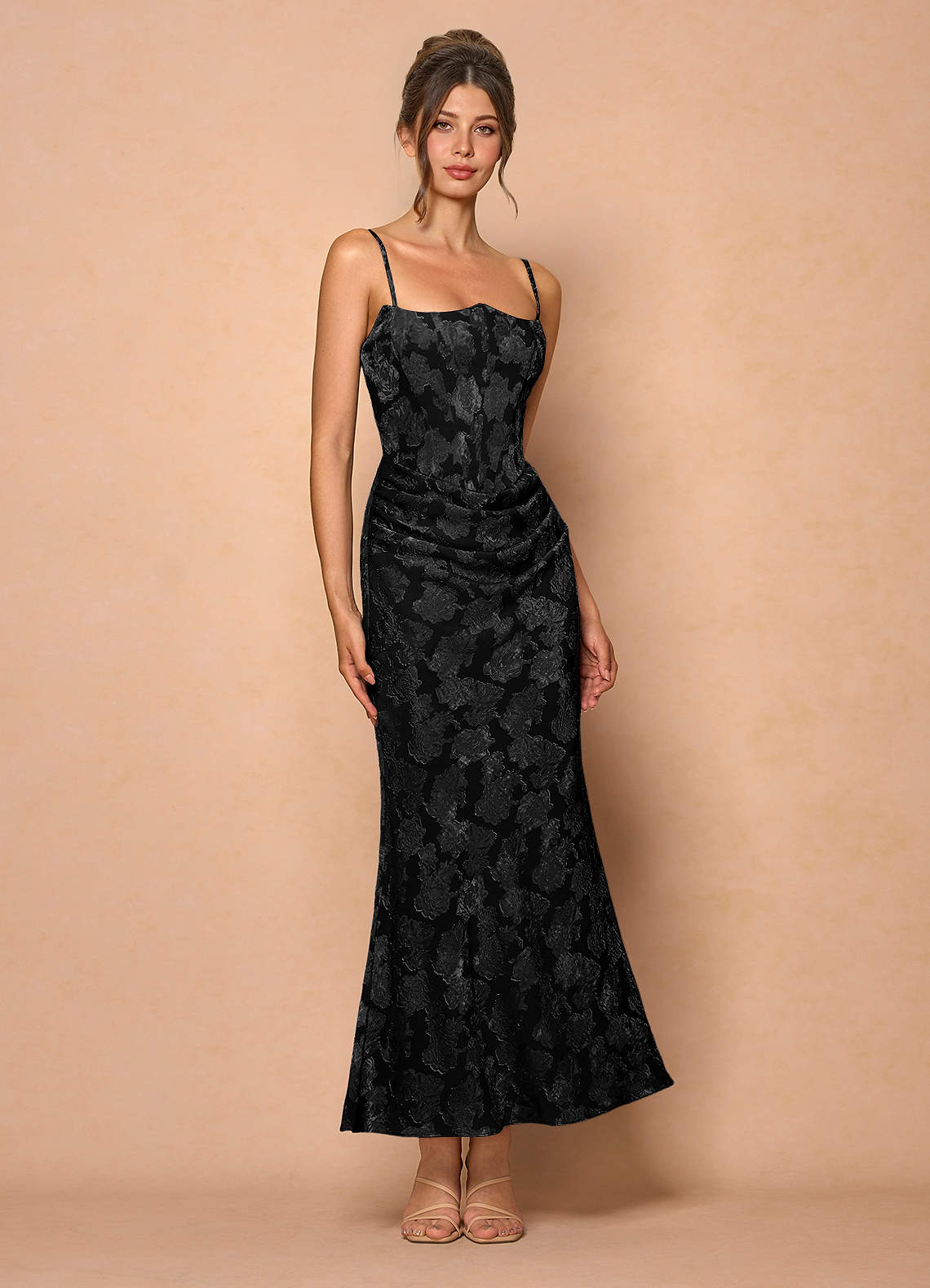 Ezrena Black Maxi Dress