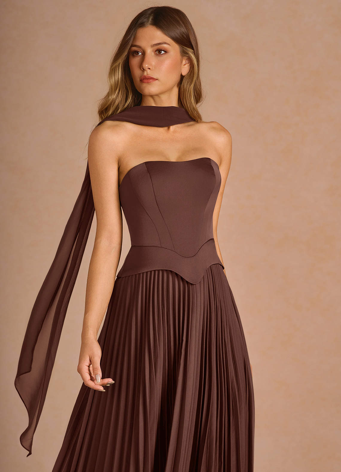 Rylan Mocha Coco Maxi Dress  Dress