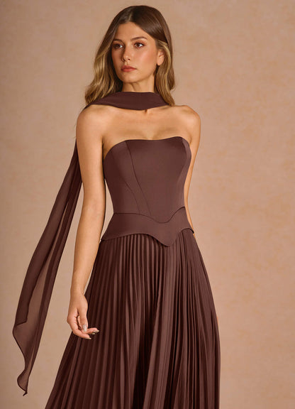 Rylan Mocha Coco Maxi Dress  Dress