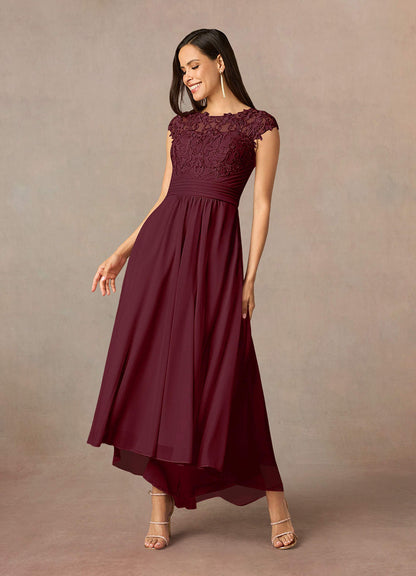 Cabernet A-Line Lace Dress