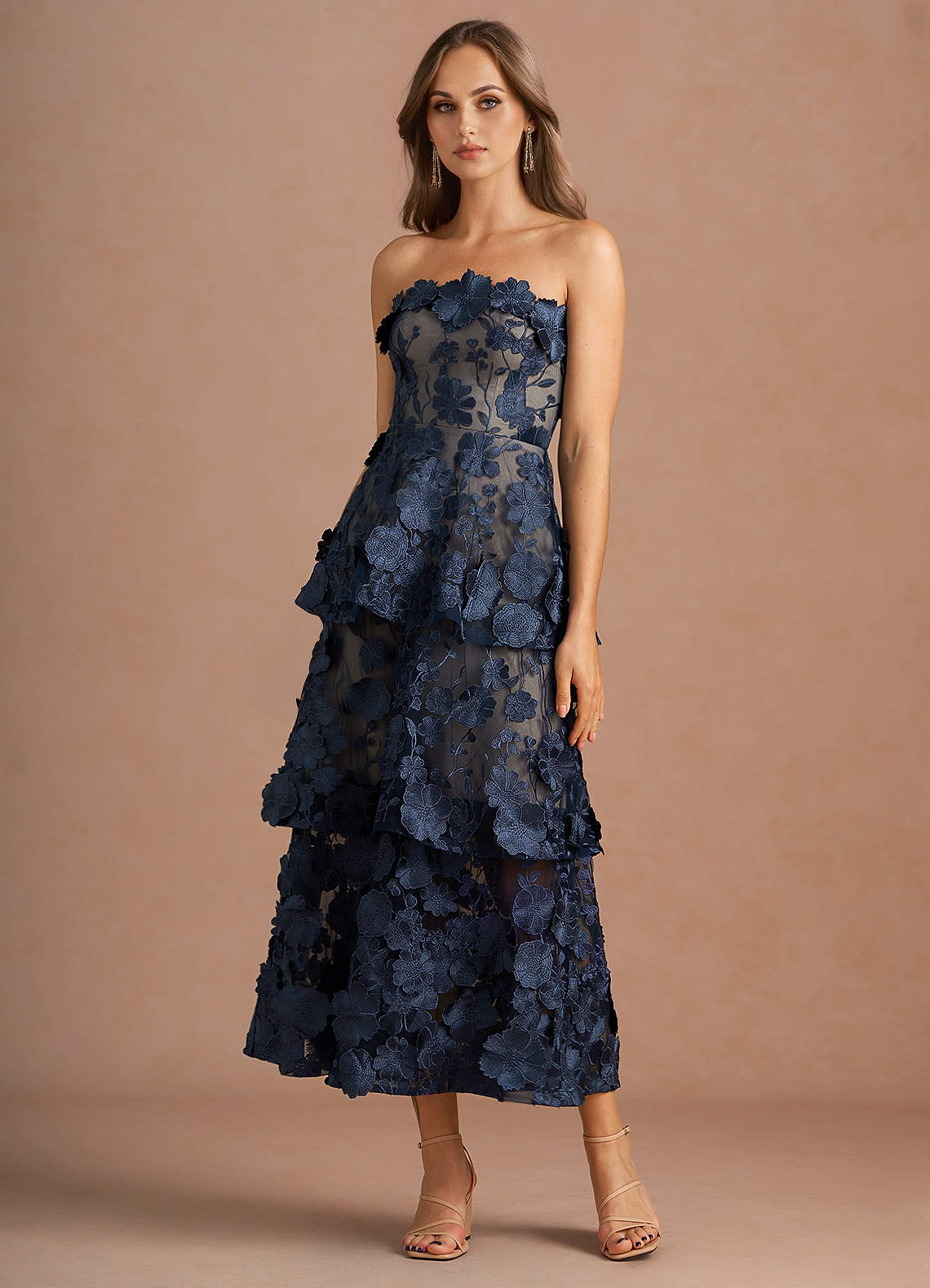 Patricia Navy Maxi Dress