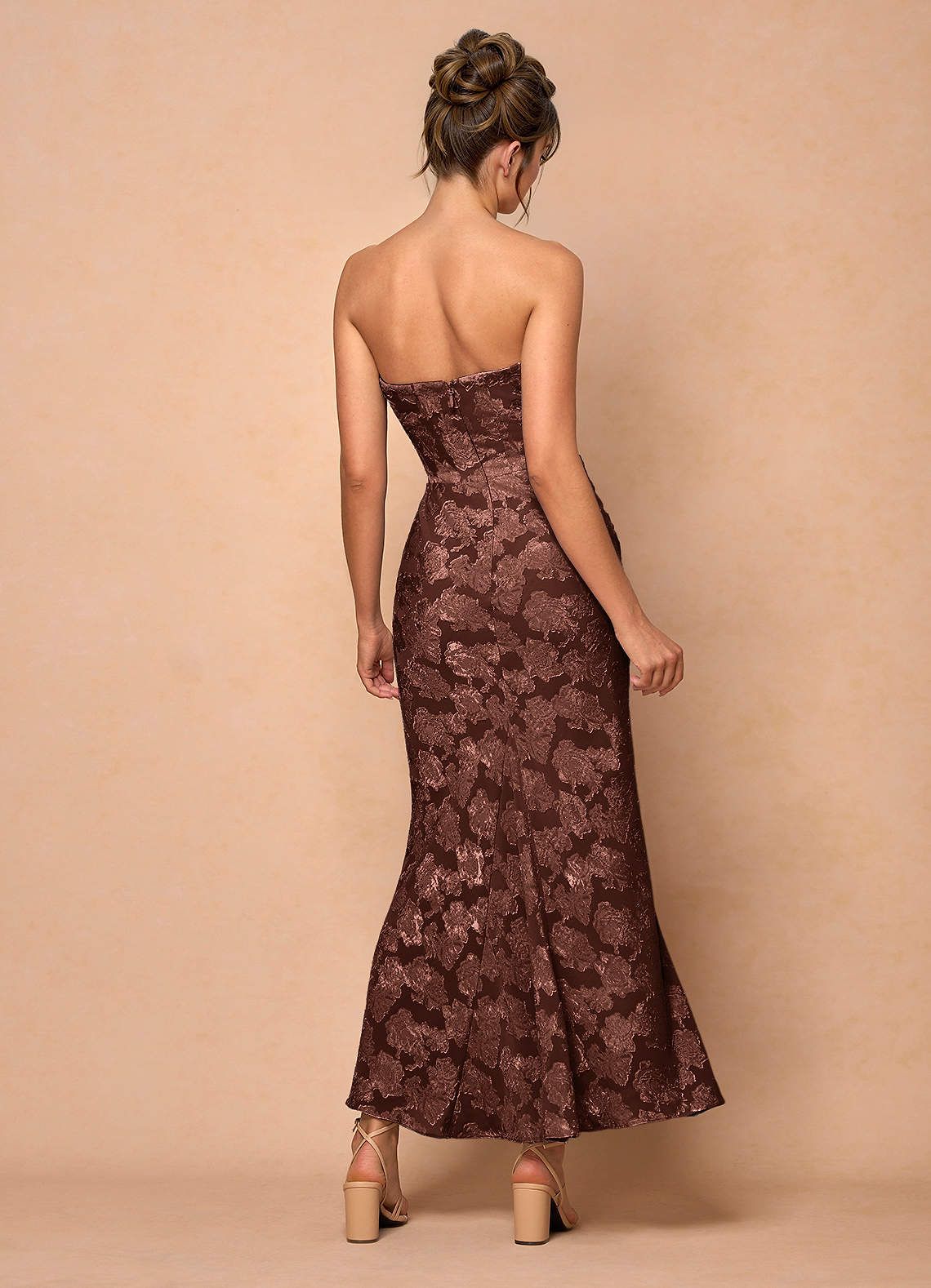 Ezrena Mocha Coco Maxi Dress