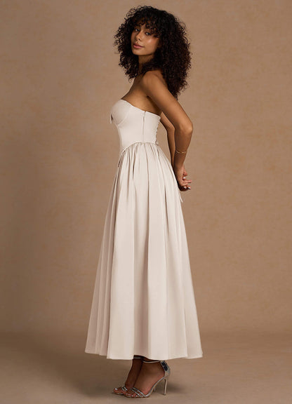 Eloise Cream Maxi Dress  Dress
