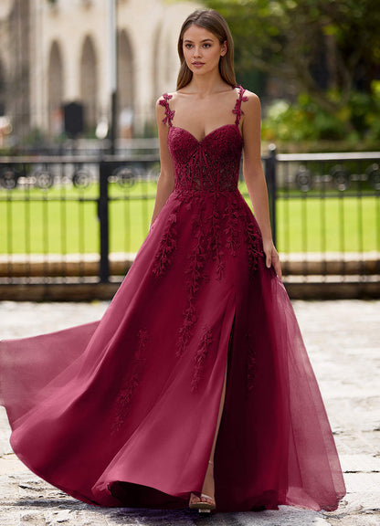 Dreamscape Burgundy A-Line Prom Dress  Dress