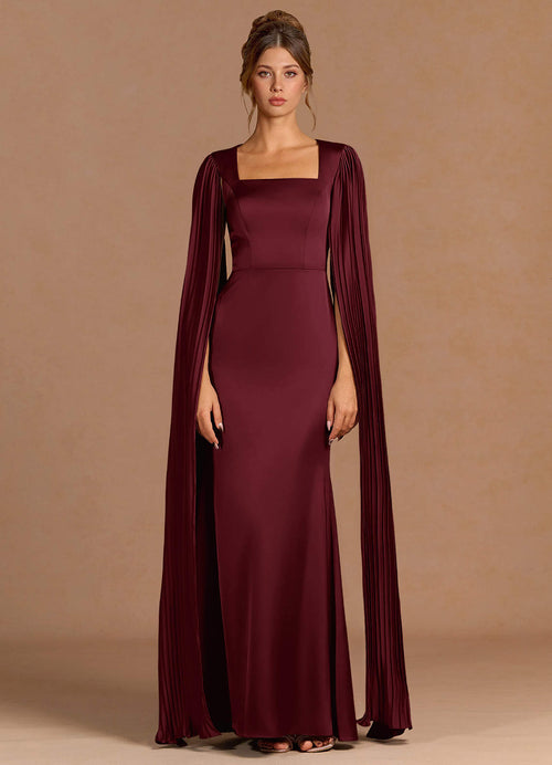 Wysteria Wine Maxi Dress