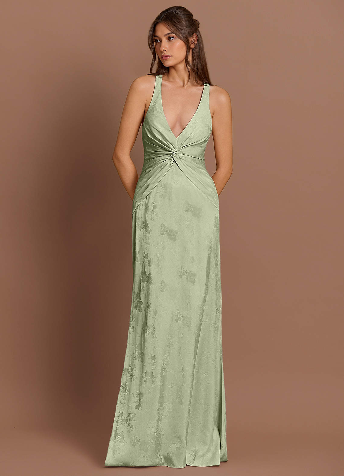 Ilaria Light Green Maxi Dress  Dress