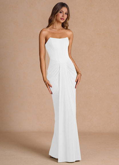 Anais White Maxi Dress